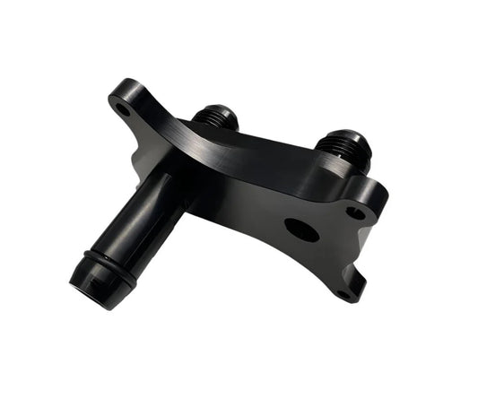 BPS Billet Oil Cooler Relocation Adapter, Godzilla 7.3L